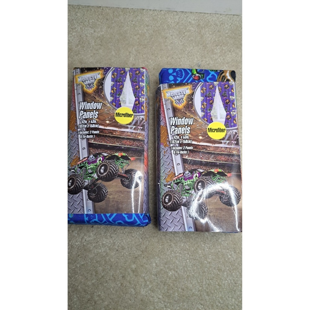 Monster Jam Window Panels 42inx63in Brand New